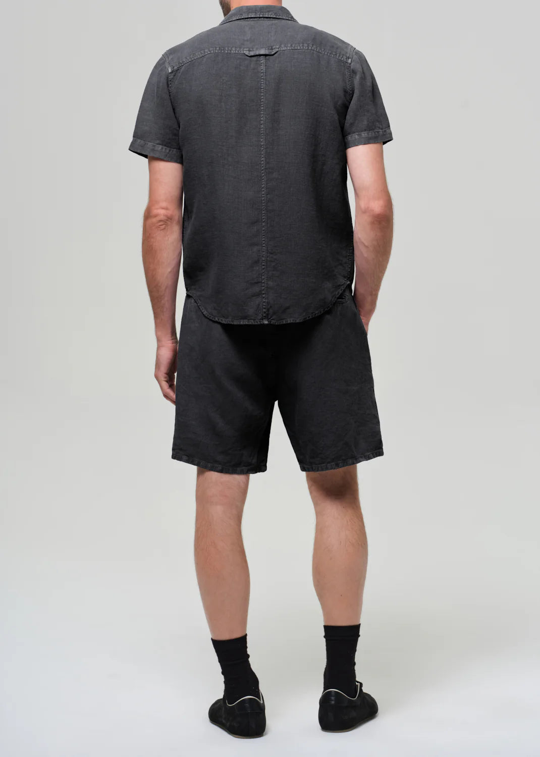 Drawstring Deck Linen Short