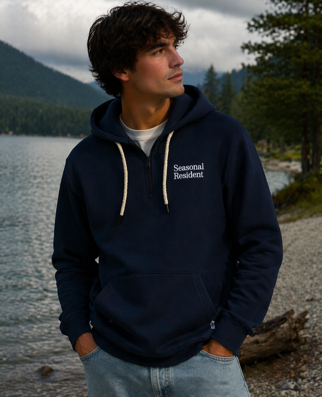 Waterproof Hoodie, worn
