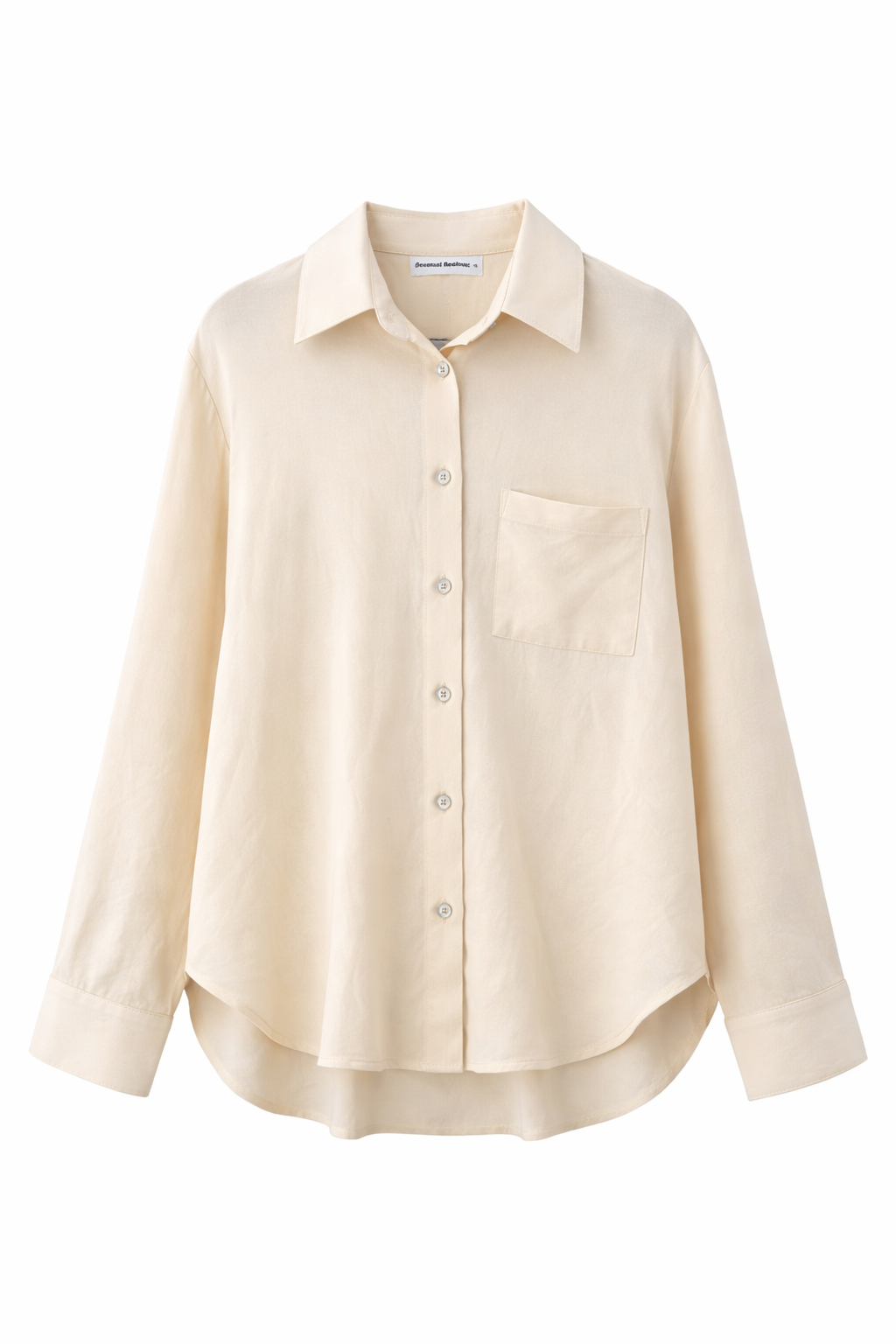 The Bamboo Button Up in Ivory