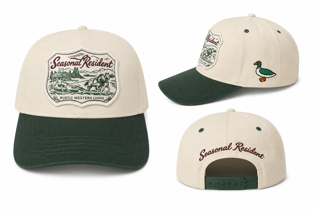 Rustic Western Living Patch Trucker Hat