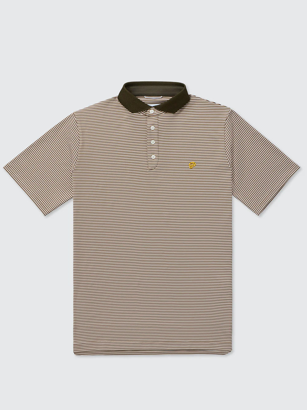 Public Athlete Striped Polo