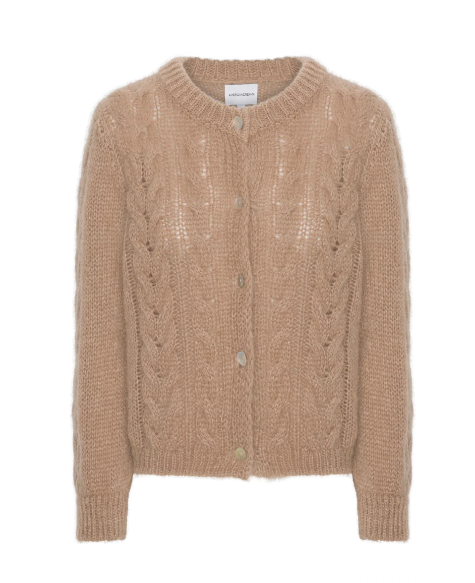 Frankie Cable Knit Cardigan