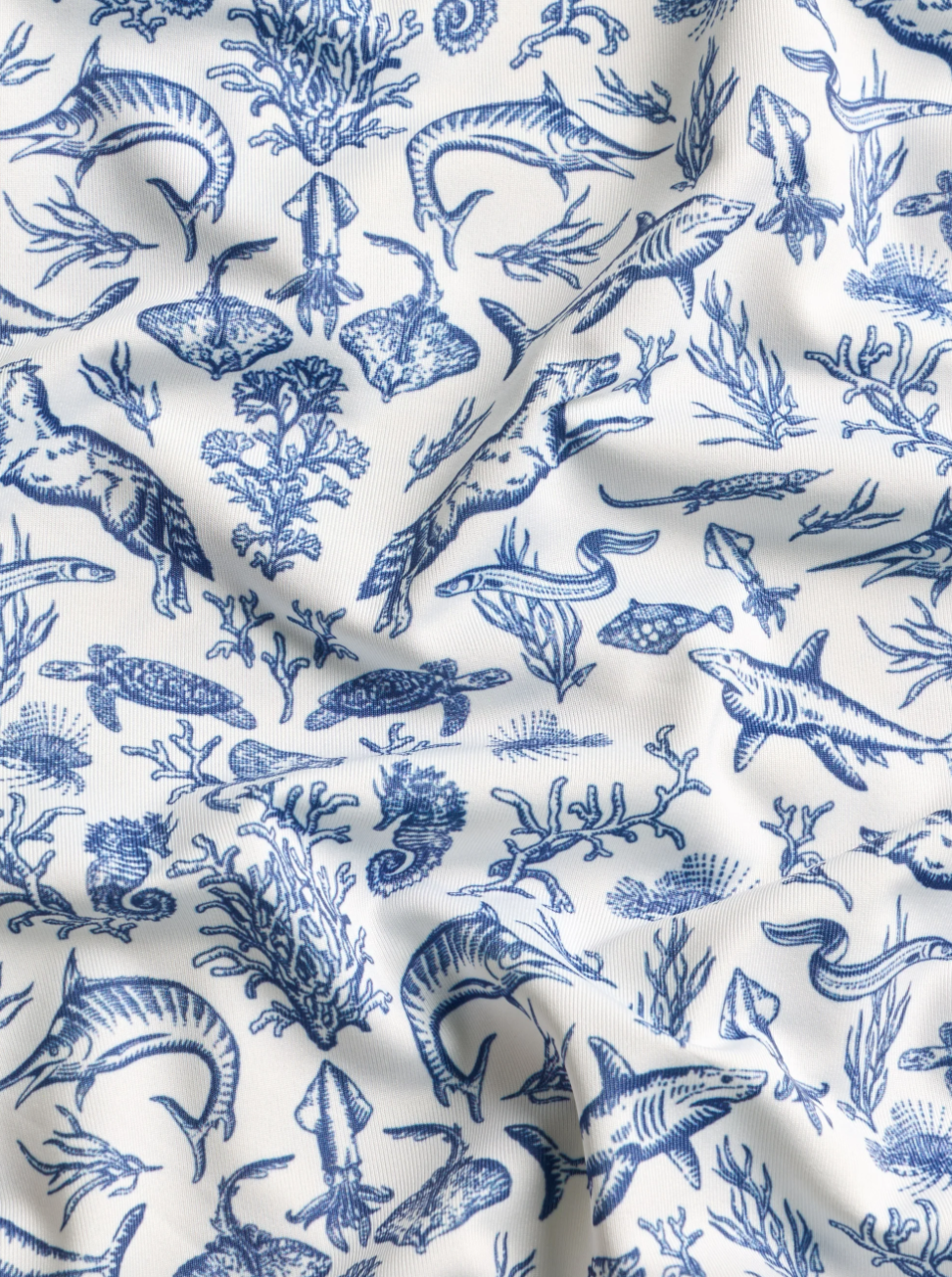 Coral Curiosities Polo, collar detail
