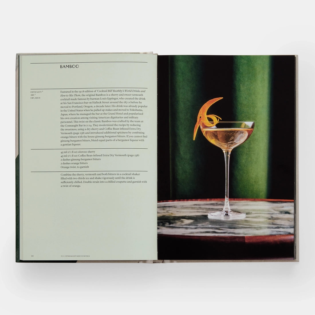 Connaught Bar Coffee Table Book