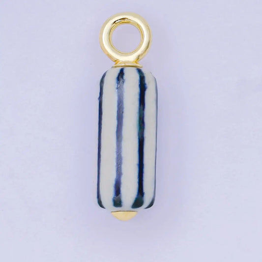 Porcelain Drop Charm