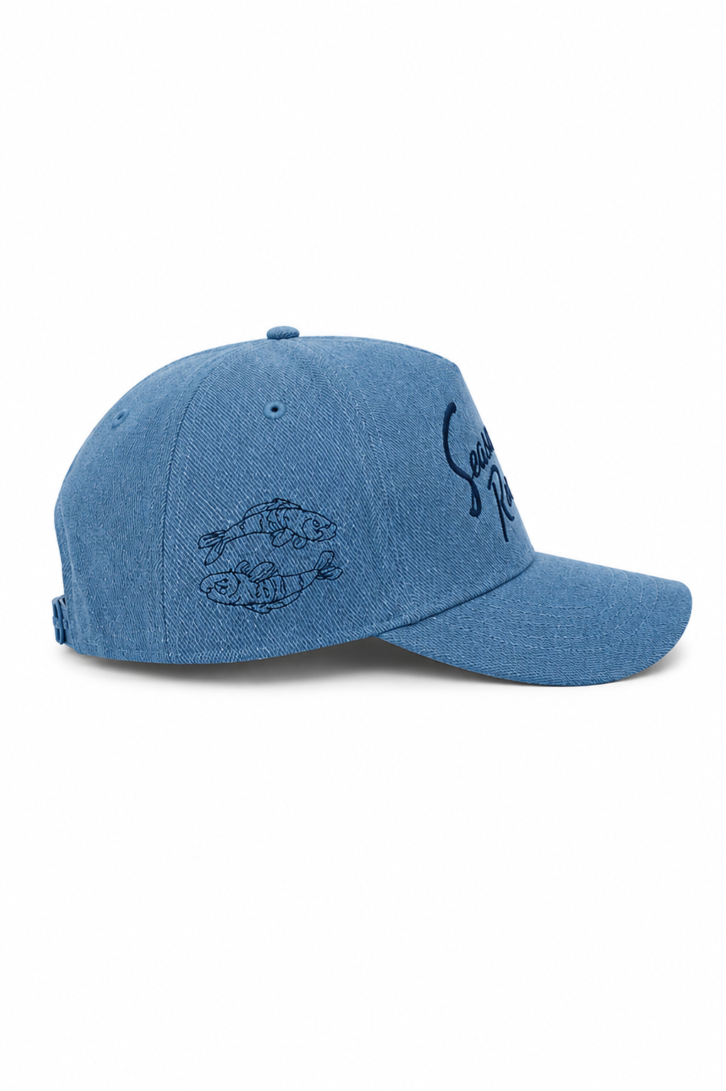 Denim Seasonal Resident Fish Trucker Hat
