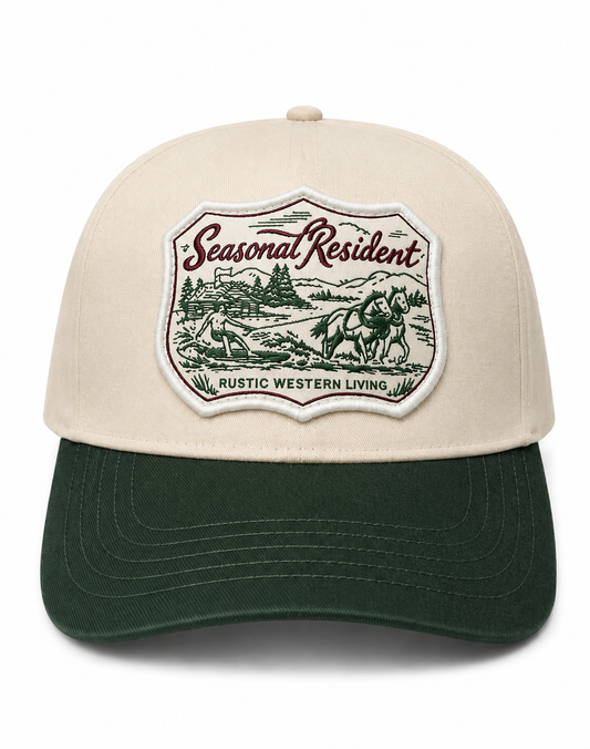 Rustic Western Living Patch Trucker Hat