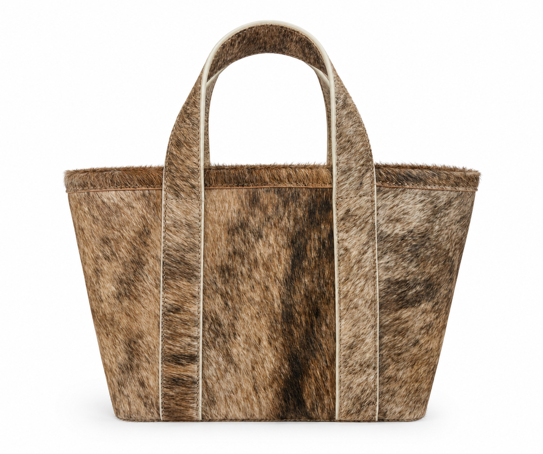 Cowhide Boat Tote