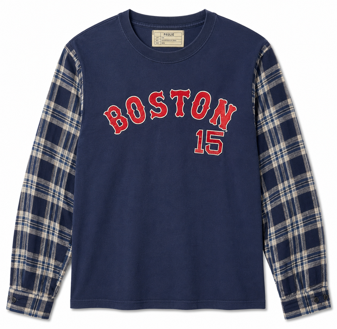 Vintage Flanel Sleeved Tee