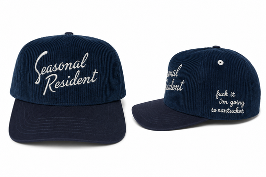 Corduroy Fuck It Im Going to Nantucket Trucker Hat