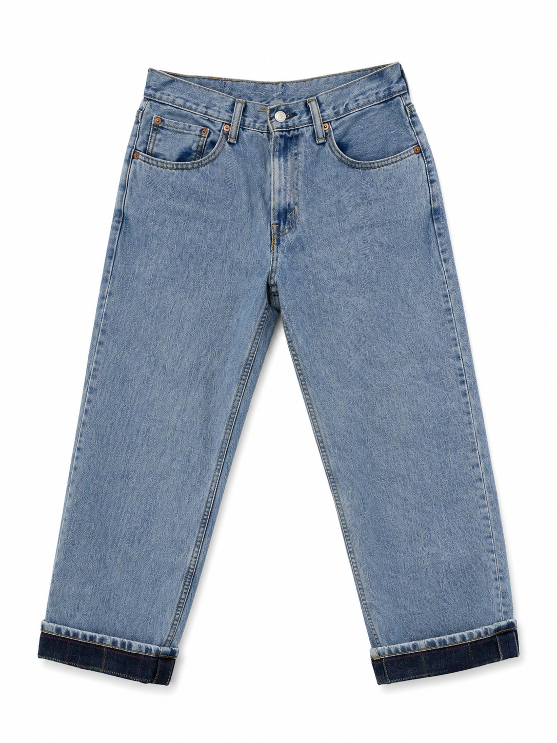 Vintage Flannel Cuff Jean