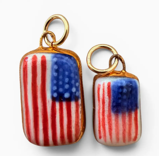 American Flag Charm