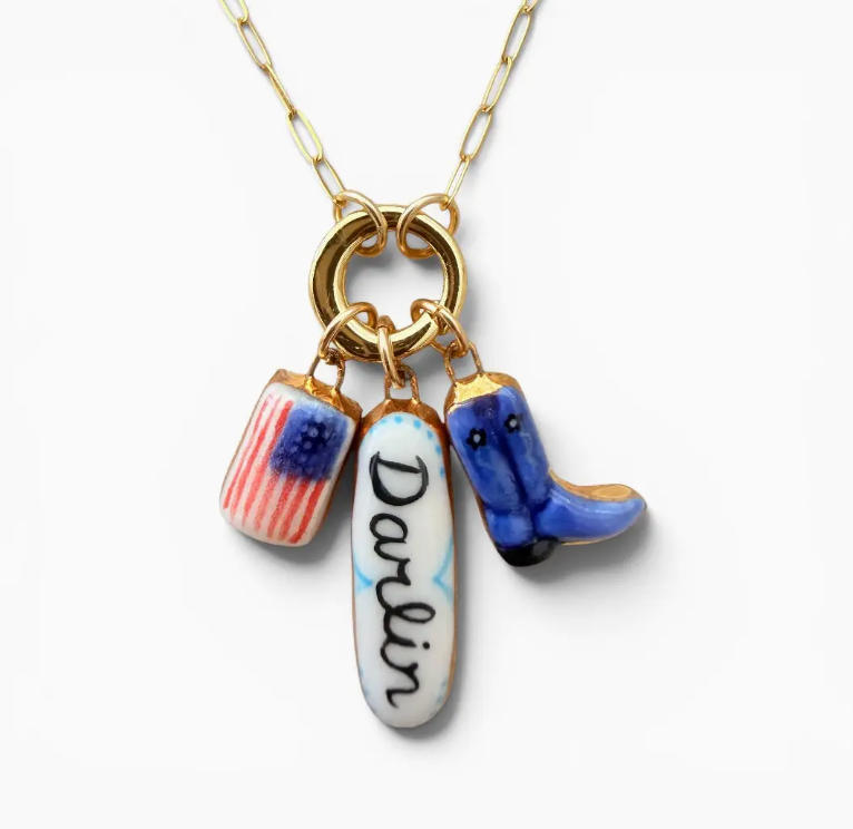 American Flag Charm