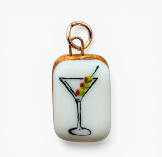 Martini Glass Charm