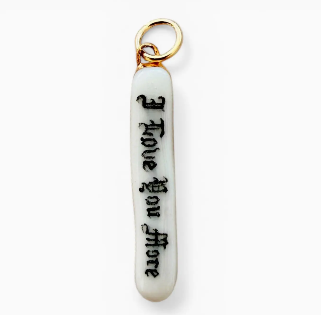 “I Love You More" Old English Charm