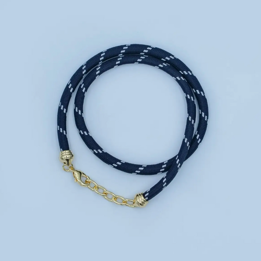 Paracord Necklace in Gold - minimalist cord chain