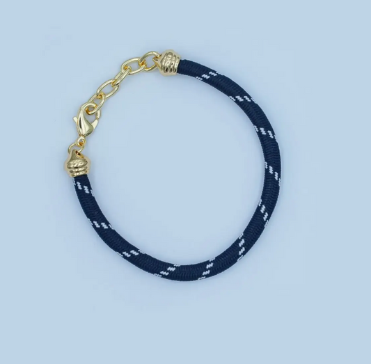 Paracord Bracelet in 24K Gold - minimalist cord bracelet