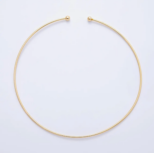 Gold Cuff Collar necklace