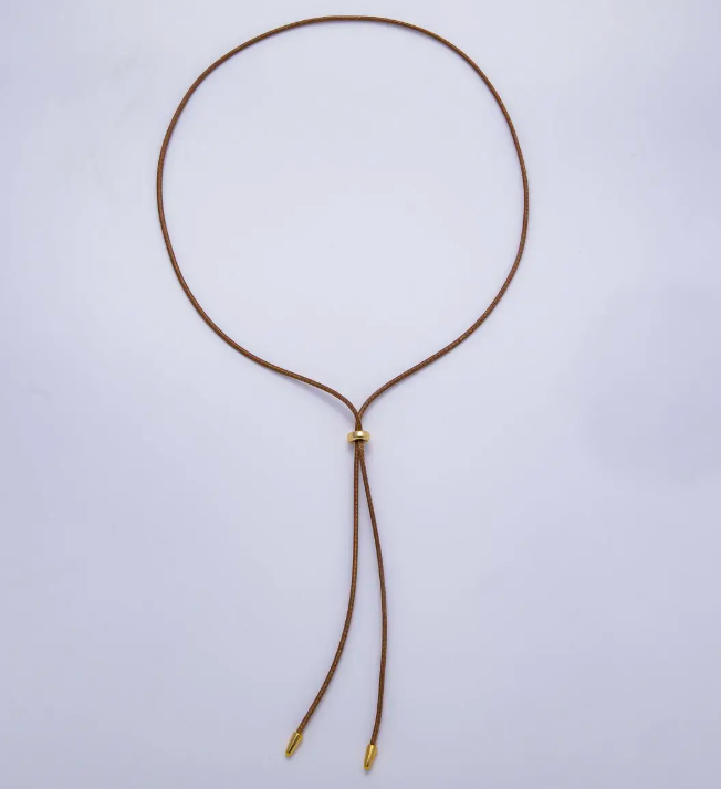 Leather Cord Bolero