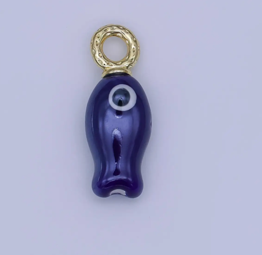 Enamel Fish Charm