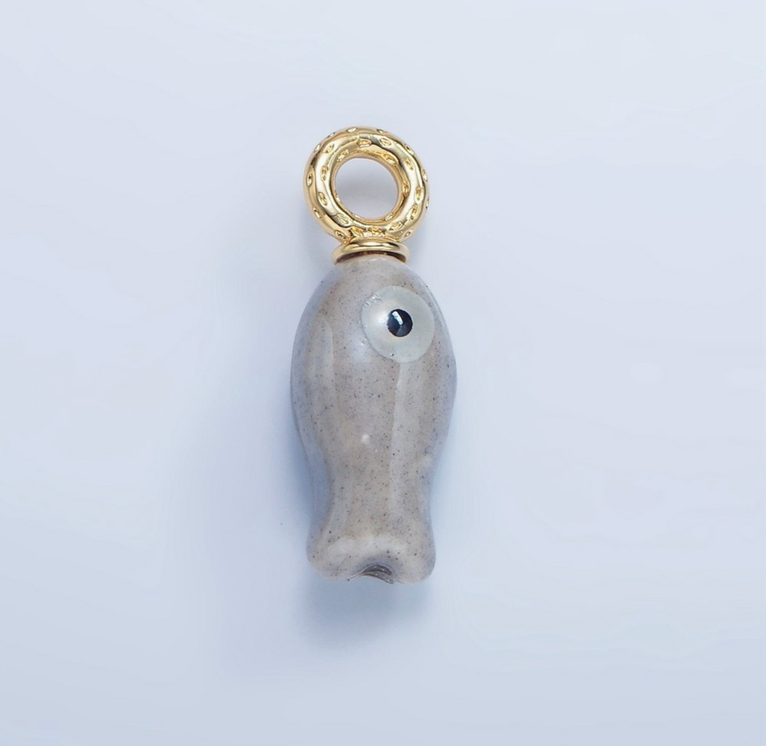 Enamel Fish Charm