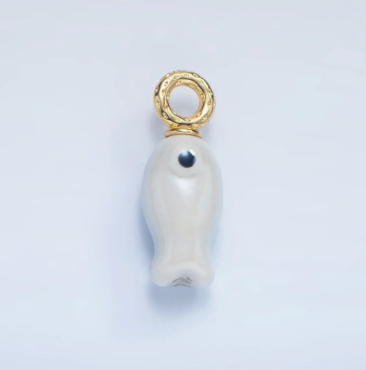 Enamel Fish Charm