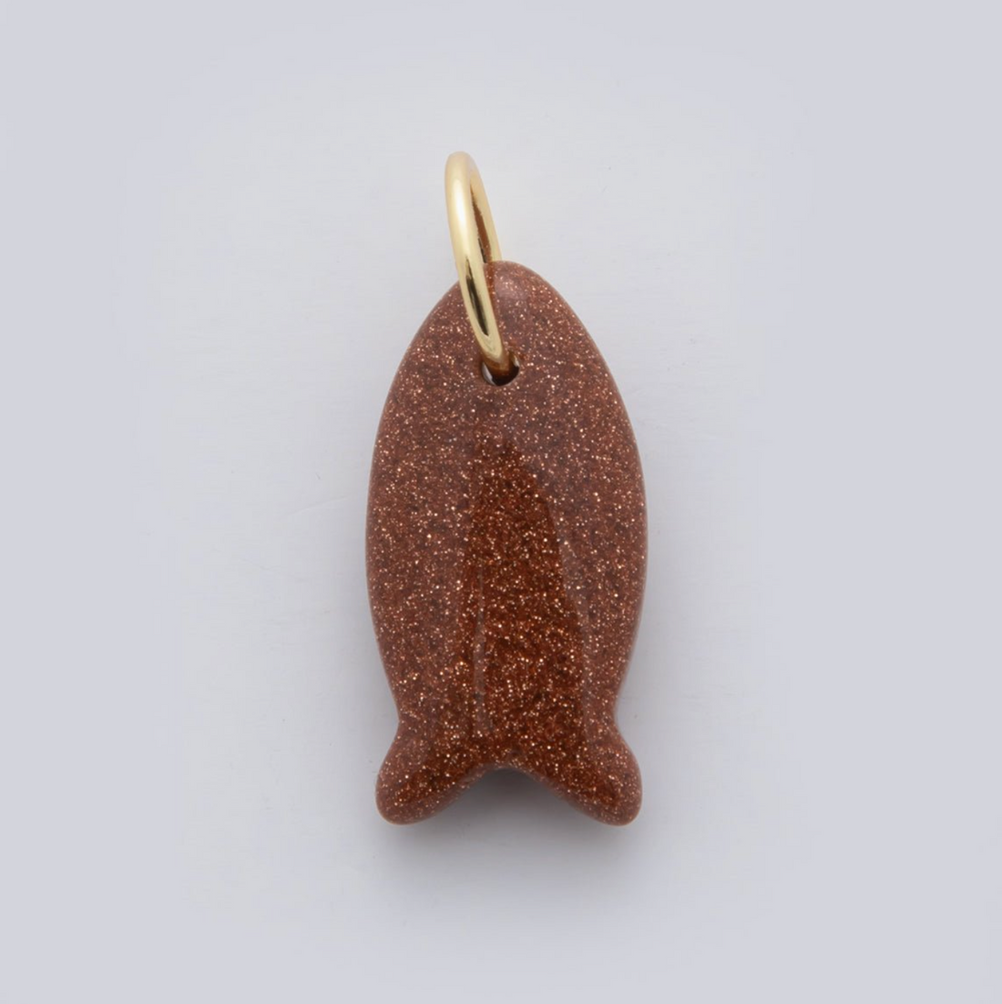 Gemstone Fish Charm - Small
