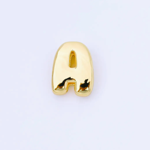 Letter Slider Charm in A