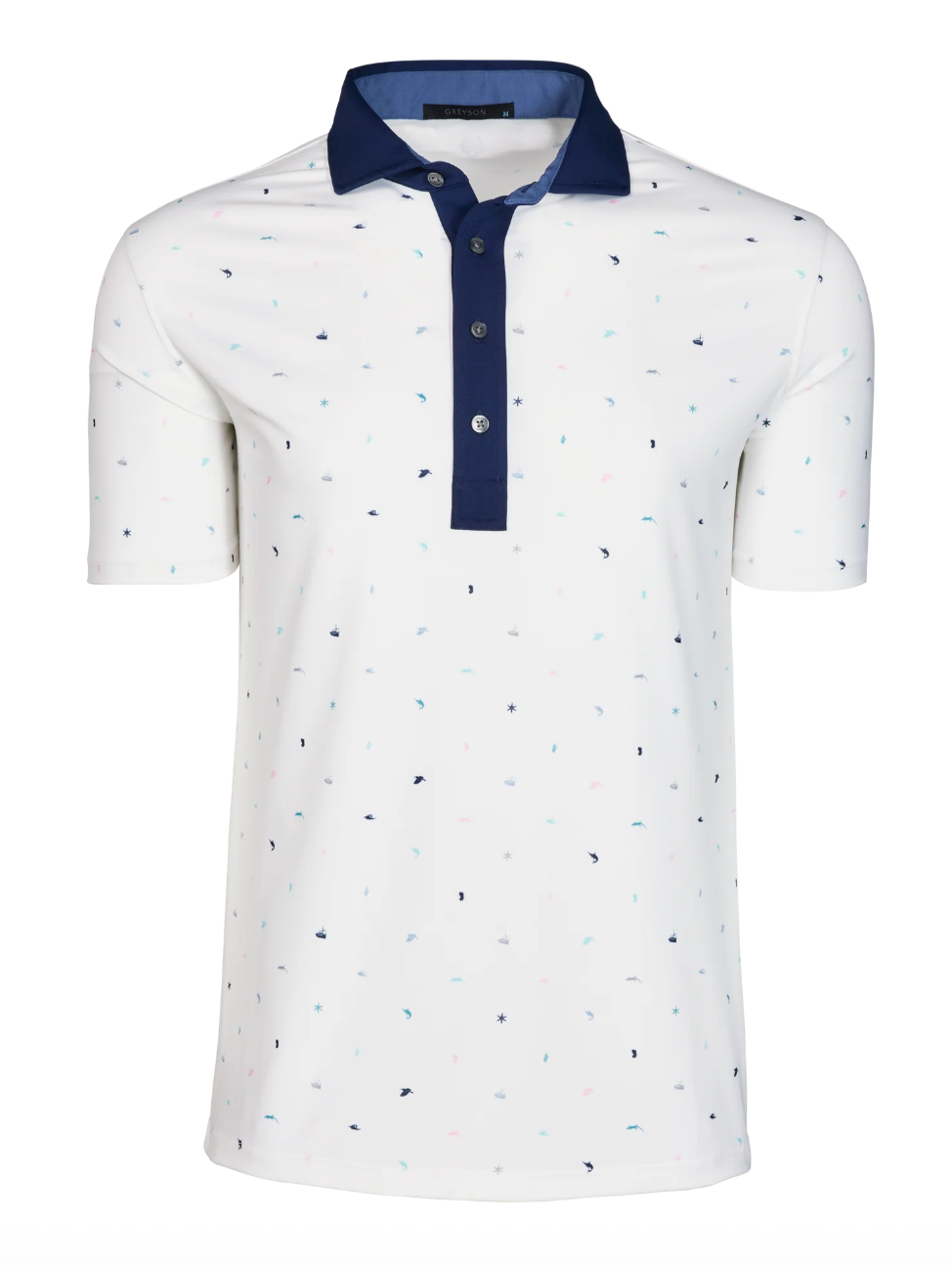 Spirit of Mallorca Polo in Arctic - four-way stretch performance polo