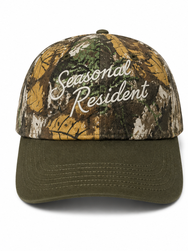 Seasonal Resident Camo Baseball Hat