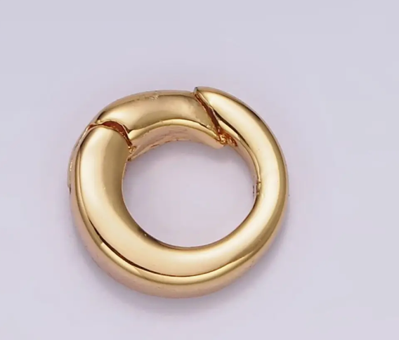 Push Gate Ring Charm Holder