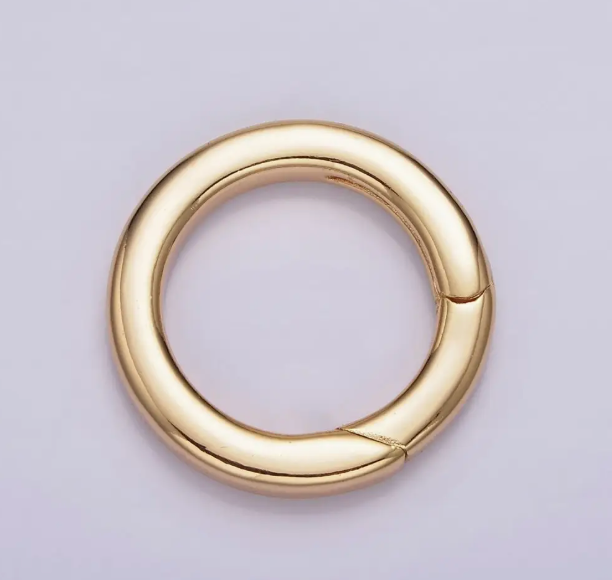 Push Gate Ring Charm Holder